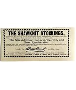 Shawknit Stockings 1894 Advertisement Victorian Fashion Lowell Mass ADBN... - $28.01 CAD