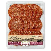 Veroni Pre-Sliced Salame Calabrese 4oz (PACKS OF 4) - £27.60 GBP