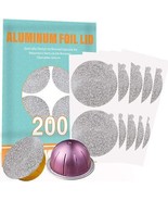 CAPMESSO Aluminum Foils Lids to Reuse Vertuoline Capsules Coffee Pods Co... - $634.43 MXN