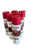 Case of 7 Rust-Oleum Brand 350987B Safety Red Precision Line Marking Spr... - $725.29 MXN