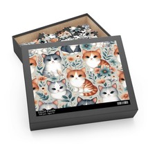 Personalised/Non-Personalised Puzzle, Cats, awd-301, (120, 252, 500-Piece) - £19.94 GBP+