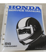 1986 Honda CB450SC CB 450 Service Atelier Réparation Atelier Manuel OEM ... - $89.98
