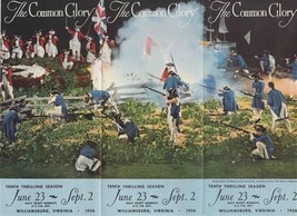 The Common Glory Brochure Williamsburg Virginia 1956 Nations Great Outdo... - $17.82