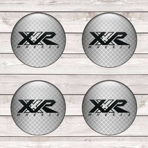 SET 4 X 50 mm Hand Made Logo XXR Silikone Stickers Aufkleber Domed For Wheel cen - £10.55 GBP