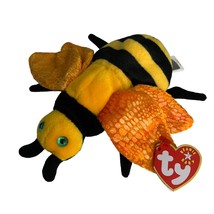 Buzzie the Bee Retired TY Beanie Baby 2000 PE Pellets Excellent Cond Yellow - $6.80
