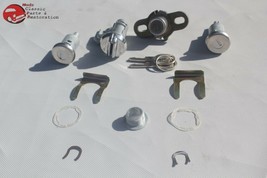 74-77 Chevy Camaro Door Trunk Glove Box Cylinder Set Round Oval Keys New - $65.64