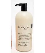 Philosophy Cinnamon Buns Shampoo Shower Gel &amp; Bubble Bath  32 Oz New Wit... - $96.21 CAD