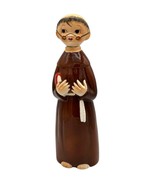 Vintage Ceramic Monk Music Box Decanter Friar 11.5&quot; T - $39.57