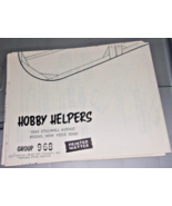Hobby Helpers Plan 968 Curtiss J4N D Jenny R/C &amp; Santana Proto Half-A - $19.98