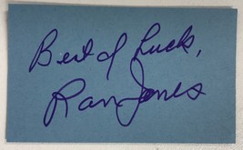 Ron Jones Signed Autographed 3x5 Index Card - Football - £7.83 GBP