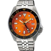 Seiko SSK005K1 SSK005K1 Sports Shop Limited Edition GMT Movement Orange Automati - £336.18 GBP