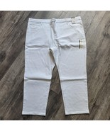 New  Terra &amp; Sky Womens Plus Size 26W Petite Straight Leg White Jean Hig... - €16,94 EUR
