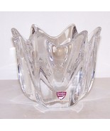 EXQUISITE SIGNED ORREFORS SWEDEN CRYSTAL 4 1/8&quot; SMALL BOWL WITH LABEL - $54.14 CAD