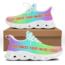Fashion Musical Notes Cartoon Pattern Female Flat Shoes Comfort Sport Sneakers f - £57.50 GBP