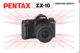 PENTAX ZX-10 OPERATING MANUAL INSTRUCTIONS BOOK ENGLISH JAPAN 569772 1996 - £3.90 GBP