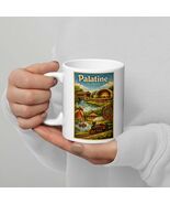 Palatine Illinois White Glossy Mug - $18.00+