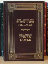 The Complete Sherlock Holmes by Sir Arthur Conan Doyle - leather-bound - VG - £31.90 GBP