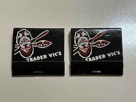 Trader Vic&#39;s Matchbooks - Lot of 2 - NEW YORK 2 W. 59th St. Plaza 9-3000 - $12.59