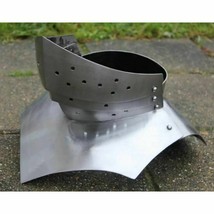 Bevor 15Th Century Medieval Gothic Chin and Neck Guard For Larp/Role Play - £50.89 GBP