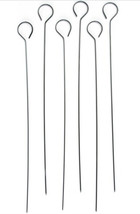 Charcoal Companion Stainless Steel Grilling Barbecue Skewers, 11.75&quot;, 6 Pack - £8.00 GBP