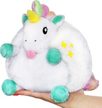 Squishable Baby Unicorn Plush 7&quot; Kawaii Cute White Cotton Candy Stuffed Animal - £15.75 GBP