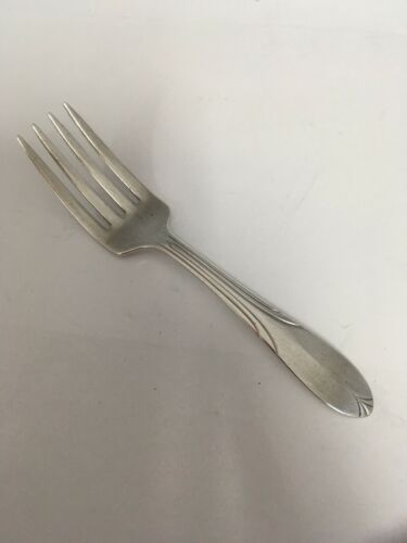 National Silver Co. 1930's Sterling Overture Baby Fork No Monogram - $34.60
