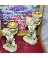 Very old vintage Angel candle holders - £19.77 GBP