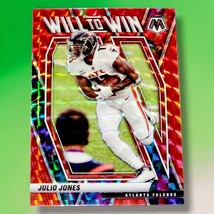 2021 Panini Mosaic #WW-14 Julio Jones Will to Win Mosaic RED Excellent - $1.79