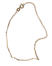 LYB 10K Fine Yellow Gold Wrist Or Anklet Chain Bracelet - 7.5 inch - £66.34 GBP