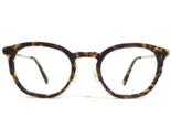 Warby Parker Eyeglasses Frames TATE 3212 Brown Tortoise Silver Round 50-... - £55.29 GBP