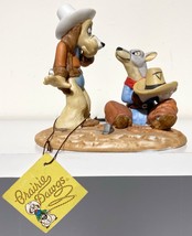 Vintage 1980s PRAIRIE DAWGS China Collection Branding Time Figurine Dogs Cowboys - £11.08 GBP