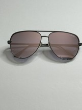 Quay x Desi High Key 111 Black Mirrored Color Fade Sunglasses - £23.97 GBP