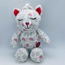 Betsy Johnson 10 inch Lovey Kitty Cat Pink Gray Plush Crib Toy Stuffed Animal - £9.52 GBP