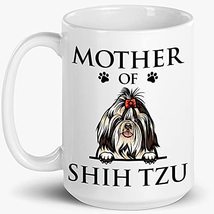 Mother Of Imperial Shih Tzu Mug, Dog Mom, Paw Pet Lover, Gift For Women, Mother' - £13.39 GBP