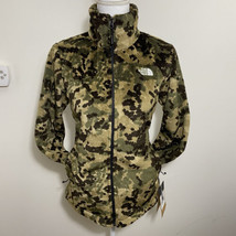 The North Face Women&#39;s Seasonal Osito Jacket Full Zip Olive Camo Print S... - £62.69 GBP