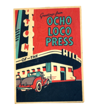 Ocho Loco Press Post Cards 26 50s Kitsch + Keepsake Storage Box - £22.01 GBP