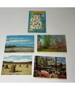 Lot of 5 Alabama Postcards Covered Bridge Cotton dogwood Unposted Unused - $86.69 MXN