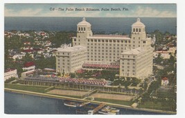 Vintage Postcard The Palm Beach Biltmore Hotel Palm Beach Florida Linen Unused - £5.43 GBP