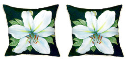 Pair of Betsy Drake If there is no wind Small Pillows 11 Inch X 14 Inch - £54.17 GBP