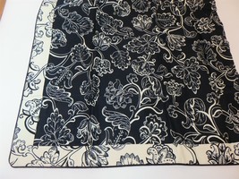 Rose tree Calais Black Cream Floral Euro sham NEW - $635.55 MXN