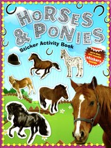 Horses &amp; Ponies - Sticker Activity Book - More Than 100 Reusable Stickers Inside - £5.55 GBP