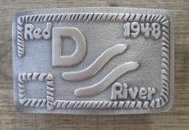 John Wayne &quot;Red River&quot; Belt Buckle-new 1948 Pewter Finish - £44.81 GBP