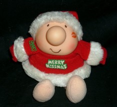 7&quot; Vintage Ziggy Merry Kissmas Christmas Stuffed Animal Plush Toy American Greet - £14.86 GBP