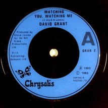 David Grant- Watching You Watching Me / In The Flow of Love [7" 45] UK Import PS image 2