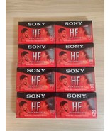 Sony HF 90 High Fidelity Normal Bias Cassette - 90 min New Lot of 8 - £14.71 GBP