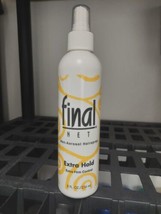 Final Net Hairspray Non-Aerosol Extra Hold Extra Firm Control 8 oz 1 Bottle - £58.12 GBP