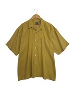 VTG Pineapple Connection Shirt Mens Large Yellow Camp Collar Plaid 80s 9... - $39.59