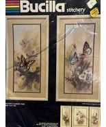 Bucilla Butterfly Dance Pair Embroidery Stitchery Kit 40114 Vtg 1987 USA... - $279.97 MXN