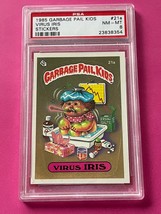 1985 Topps OS1 Garbage Pail Kids 1st Series 1 VIRUS IRIS 21a Matte Card PSA 8 - £105.21 GBP