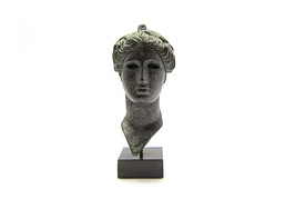 Verdigris effect of Greek stone casting of head of Nike from Agora Museum , Muse - £46.40 GBP